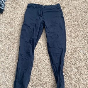 blue school pants